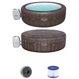 Bestway 60023 spa & boblebade Brun, Hvid 1190 L Rund, Swimming pool Brown, Brun, Hvid, 1190 L, Rund, 7 person(er), 40 °C, 1,5 °C/t