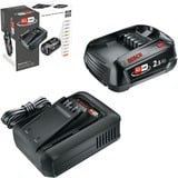 Bosch Batteri startpakke 18V 1x 2,5Ah + hurtigoplader AL 18V-44, Sæt Sort