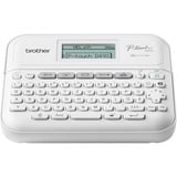 Brother PT-D410 etiketprinter Termisk overførsel 180 x 180 dpi 20 mm/sek. Ledningsført TZe QWERTY, Etiketteringsmaskine Hvid, QWERTY, TZe, Termisk overførsel, 180 x 180 dpi, 20 mm/sek., Ledningsført