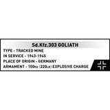 COBI Goliath Tracked Mine Warszawa-oprøret, Bygge legetøj 