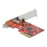 DeLOCK 89035 interface-kort/adapter Intern USB 3.2 Gen 2, Interface card PCIe, USB 3.2 Gen 2, Lavprofil, PCIe 3.0, 20 Gbit/sek., Windows 10, Windows 8.1