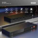 Digitus 8K HDMI-splitter, 1x4, HDMI splitter Sort