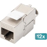 Digitus CAT 6A Keystone modul skærmet værktøjsfri 12 stk. 