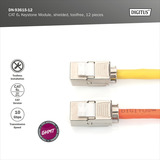 Digitus CAT 6A Keystone modul skærmet værktøjsfri 12 stk. 