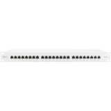 Digitus DN-91624S-EA patch panel 1U grå, Gigabit Ethernet, Cat6a, Grå, Reolmontering, 1U, 1,5 mm