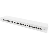 Digitus DN-91624S-EA patch panel 1U grå, Gigabit Ethernet, Cat6a, Grå, Reolmontering, 1U, 1,5 mm