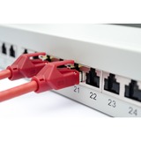 Digitus DN-91624S-EA patch panel 1U grå, Gigabit Ethernet, Cat6a, Grå, Reolmontering, 1U, 1,5 mm