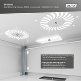 Digitus Vægkasse SOHO, umonteret - 540x400 mm (B×D), IT kabinet Lys grå