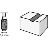 Dremel Slibebåndsæt Ø 6,4 mm, Slibning ark 