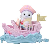 EPOCH Sylvanian Families - Forlystelsespark legetøjssæt Bølgetur, Bygge legetøj 