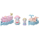 EPOCH Sylvanian Families - Forlystelsespark legetøjssæt Bølgetur, Bygge legetøj 