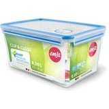 Emsa 508548 enhed til madopbevaring Rektangulær Kasse Transparent 2 stk, Boks gennemsigtig/Blå, Kasse, Rektangulær, Transparent, Tyskland, 228 mm, 328 mm