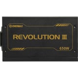 Enermax REVOLUTION III 650W, PC strømforsyning 