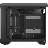 Fractal Design Torrent Nano Micro Tower Sort, Towerkabinet Sort, Micro Tower, PC, Sort, Micro-ITX, Hærdet glas, Flere