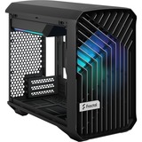 Fractal Design Torrent Nano Micro Tower Sort, Towerkabinet Sort, Micro Tower, PC, Sort, Micro-ITX, Hærdet glas, Flere