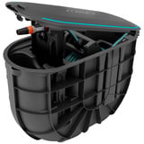 GARDENA Undercover Slangeboks RollUp M, 20 meter, Slangerulle Sort/Turkis