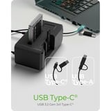 ICY BOX IB-2924MSCL-C31 USB 3.2 Gen 2 (3.1 Gen 1) Type-C Sort, Docking station Sort, HDD, SSD, M.2, SATA, 2.5,3.5,M.2, USB 3.2 Gen 2 (3.1 Gen 1) Type-C, Sort, Aluminium, Plast