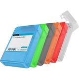 ICY BOX IB-AC602b-6 Cover Plast Blå, Grøn, Grå, Orange, Rød, Hvid, Etui Cover, Plast, Blå, Grøn, Grå, Orange, Rød, Hvid, 3.5", Alle mærker, Støvresistent, Stødresistent, Stænktæt