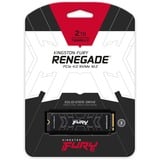 Kingston FURY 2000G FURY RENEGADE M.2 2280 NVMe SSD, Solid state-drev Sort, 2 TB, M.2, 7300 MB/s