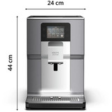 Krups EA875E10, Kaffe/Espresso Automat Sølv/Chrome