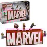 LEGO MARVEL-logo og minifigurer, Bygge legetøj Byggesæt, 12 År, Plast, 931 stk, 1,38 kg