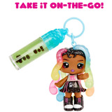 MGA Entertainment Yummiland Lip Gloss Doll Sour Sweeties - Sasha Sourworms, Dukke Minidukke, Hunstik, 4 År, Dreng/Pige, Flerfarvet