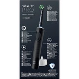 Procter & Gamble Vitality Pro Voksen Roterende tandbørste Sort, El-tandbørste Sort, Voksen, Roterende tandbørste, Daglig pleje, Sensitiv, Sort, 2 min, Batteri