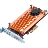 QNAP QM2-2S-220A interface-kort/adapter Intern M.2 PCIe, M.2, PCIe 2.0, Guld, M.2 22110/2280