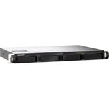 QNAP TS-435XEU NAS Stativ (1U) Marvell CN9131 4 GB DDR4 0 TB QNAP QTS Sort, Grå grå/Sort, NAS, Stativ (1U), Marvell, CN9131, 4 GB, DDR4