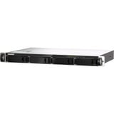 QNAP TS-435XEU NAS Stativ (1U) Marvell CN9131 4 GB DDR4 0 TB QNAP QTS Sort, Grå grå/Sort, NAS, Stativ (1U), Marvell, CN9131, 4 GB, DDR4