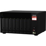 QNAP TS-873A NAS Tower Ethernet LAN Sort V1500B Sort/grå, NAS, Tower, Ryzen Embedded, V1500B, Sort