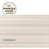 SAMSUNG MU-PE2T0K 2000 GB Beige, Solid state-drev Beige, 2000 GB, USB Type-C, 3.2 Gen 2 (3.1 Gen 2), 1050 MB/s, Beskyttelse af adgangskode, Beige