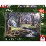 Schmidt Spiele Puslespil Thomas Kinkade: Disney Snehvide 