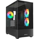 Sharkoon MK6 RGB Renoveret, Towerkabinet Sort