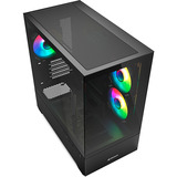 Sharkoon MK6 RGB Renoveret, Towerkabinet Sort