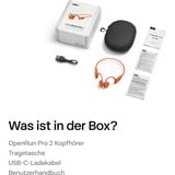 Shokz OpenRun Pro 2 Headset Trådløs Ørekrog Sport Bluetooth Orange Orange, Trådløs, Sport, 20 - 20000 Hz, 30,3 g, Headset, Orange
