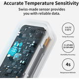 SwitchBot Udendørs Måler IP65 Termometer Indendørs/Udendørs Hvid, Detektor Hvid
