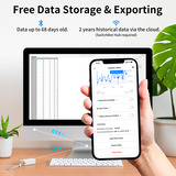 SwitchBot Udendørs Måler IP65 Termometer Indendørs/Udendørs Hvid, Detektor Hvid