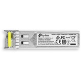 TP-Link TL-SM321A modul til netværksmodtager Fiberoptisk 1250 Mbit/s SFP, Transceiver Fiberoptisk, 1250 Mbit/s, SFP, LC (UPC), 9/125 µm, BX