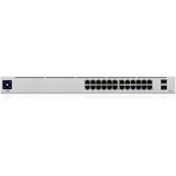 Ubiquiti UniFi USW-24 netværksswitch Administreret L2 Gigabit Ethernet (10/100/1000) Sølv Administreret, L2, Gigabit Ethernet (10/100/1000), Stativ-montering