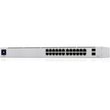 Ubiquiti UniFi USW-24 netværksswitch Administreret L2 Gigabit Ethernet (10/100/1000) Sølv Administreret, L2, Gigabit Ethernet (10/100/1000), Stativ-montering