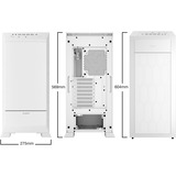 be quiet! BGW51 computeretui Tower Hvid, Store towerkabinet Hvid, Tower, PC, Hvid, ATX, EATX, micro ATX, Mini-ATX, XL-ATX, Aluminium, 19 cm