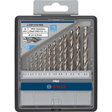 Bosch 2 607 019 926 borehoved Boresæt 13 stk, Drill bit sæt Boremaskine, Boresæt, Rustfrit stål, Stål, 135°, Cobalt Alloy High-Speed Steel (HSS-Co), 13 stk