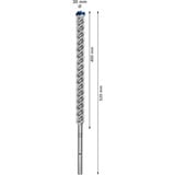 Bosch Expert SDS Max-8X Hammer drill bit 1 stk, Boremaskine Borehammer, Hammer drill bit, 3 cm, 520 mm, Beton, Sten, 40 cm