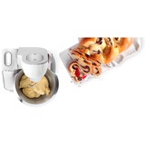 Bosch MUM58257 foodprocessor 1000 W 3,9 L Rustfrit stål, Hvid Hvid/Sølv, 3,9 L, Rustfrit stål, Hvid, 1,25 L, Mikse, 2,7 kg, Rustfrit stål