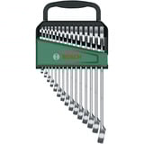 Bosch Sæt med ring- og skruenøgler, 15 stk, Gaffelnøgle 