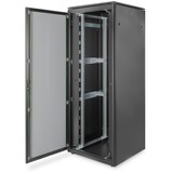 Digitus CABINET8 stativ 42U Fritstående reol Sort, IT kabinet Fritstående reol, 42U, 136,7 kg, Sort