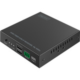 Digitus HDMI Fiber KVM IP modtager, KVM-switchen Sort