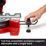 EINHELL Batteridrevet træk-kappesav og geringssav TE-SM 36/8 L Li-Solo, 36 Volt (2x18V), Gerings sav Rød