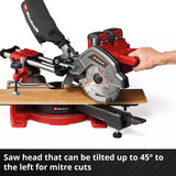 EINHELL TE-SM 36/8 L Li-Solo, 4300882, Gerings sav Rød